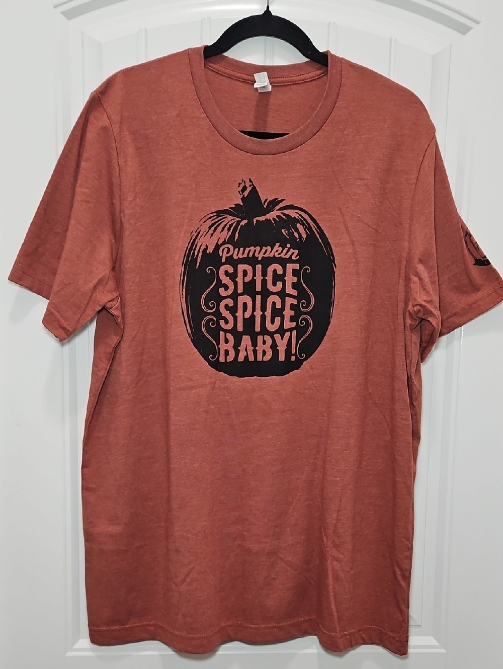 Mason Jar Label Pumpkin Spice Spice Baby! Graphic T-shirt New XL